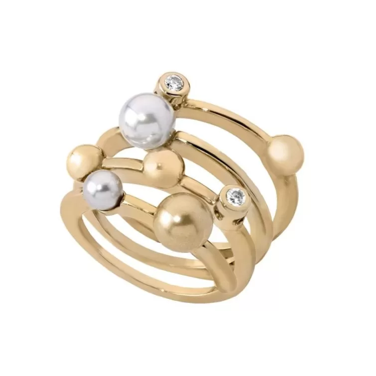 Anillos Dorados | Majorica Anillo Cercle Dorado