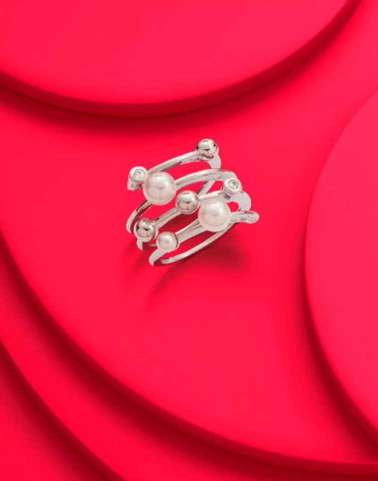Anillos Plata | Majorica Anillo Cercle Plata