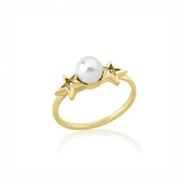 Anillos Dorados | Majorica Anillo Rock Star Dorado