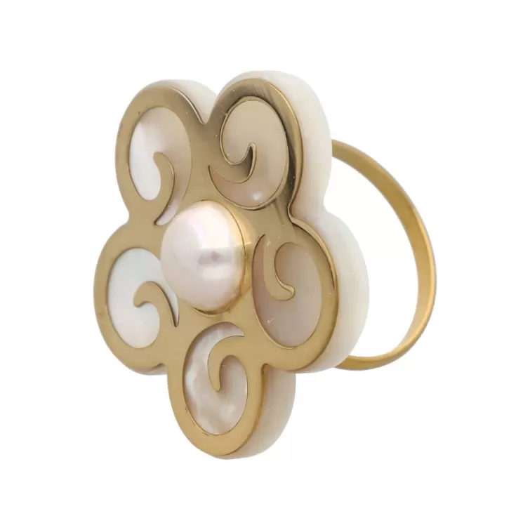 Anillos Grandes | Majorica Anillo Roxana Grande Con Madreperla