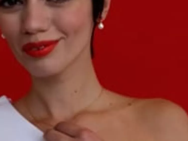 Anillos Medianos | Majorica Anillo Selene Dorado Con Perla Y Circonitas Rojo Rubi