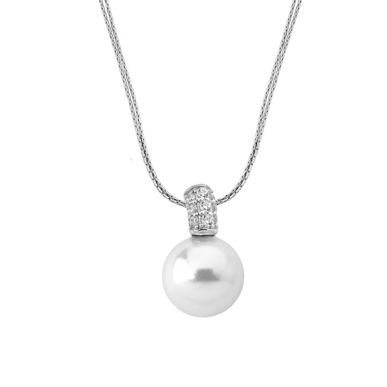 Collares Para Boda | Majorica Colgante Exquisite Perla 12Mm