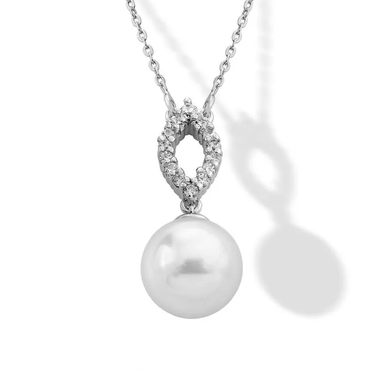 Collares Para Boda | Majorica Colgante Luna
