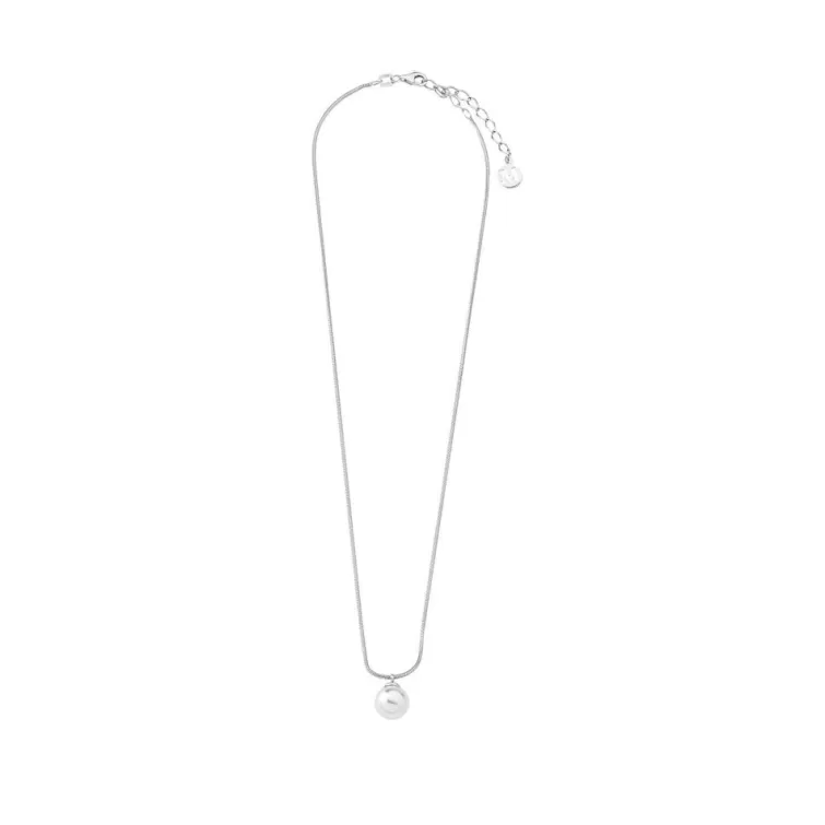 Colgantes Con Cadena | Majorica Colgante Nuada 10Mm Plata