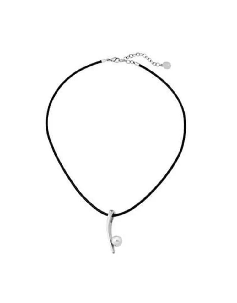 Collares De Cuero | Majorica Colgante Silfide Acero