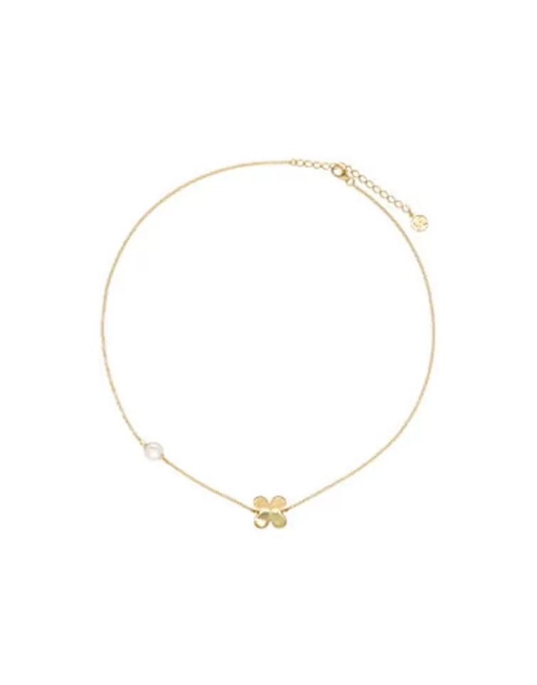 Cadenas Con Perlas | Majorica Collar Corto Ayanti Con Madreperla Redonda