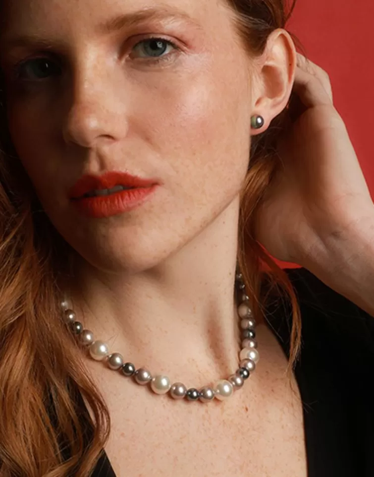 Collares De Perlas Largos | Majorica Collar De Perlas Multicolor Estela 36Cm