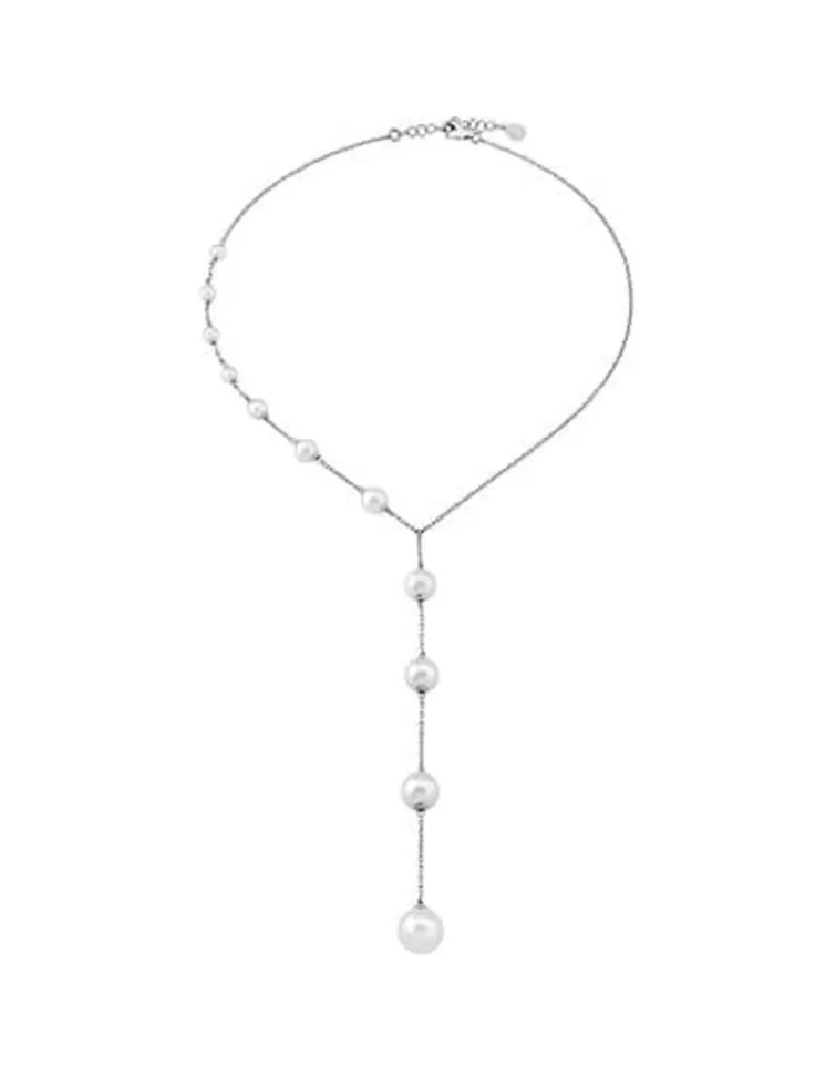 Cadenas Con Perlas | Majorica Collar Ilusion Encadenado