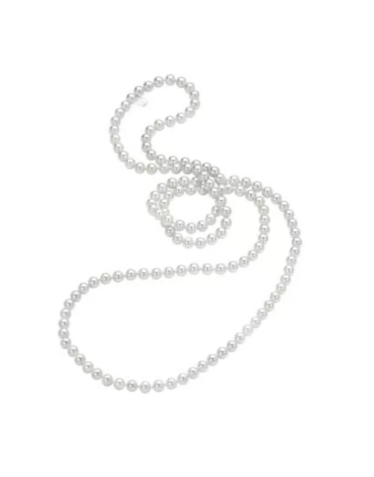 Collares De Perlas Largos | Majorica Collar Jour Perlas 8Mm 120Cm