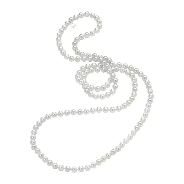 Collares De Perlas Largos | Majorica Collar Jour Perlas 8Mm 120Cm