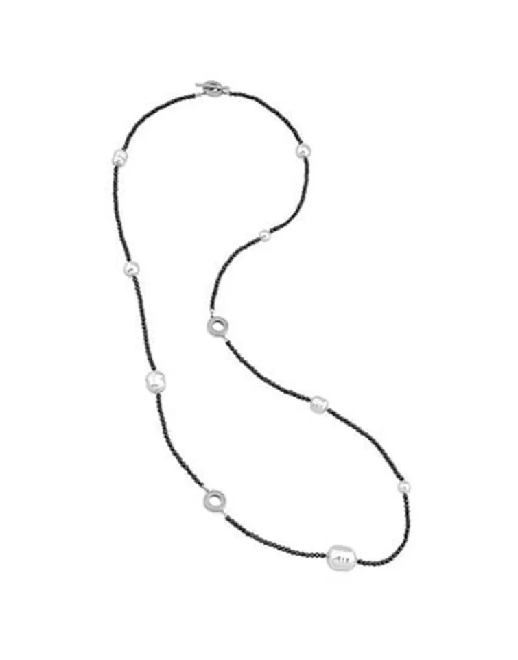 Collares Con Piedras | Majorica Collar Largo Night & Day
