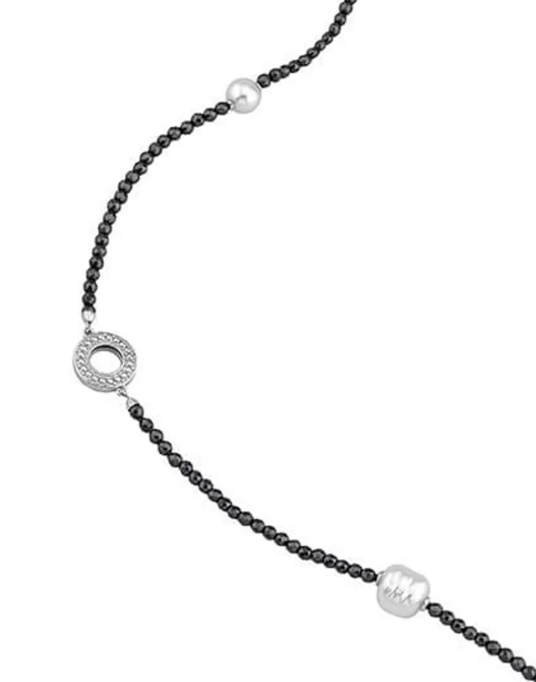 Collares Con Piedras | Majorica Collar Largo Night & Day