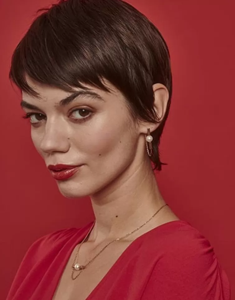 Colgantes Con Cadena | Majorica Collar Minimalista Lagom En Acero Dorado Y Perla