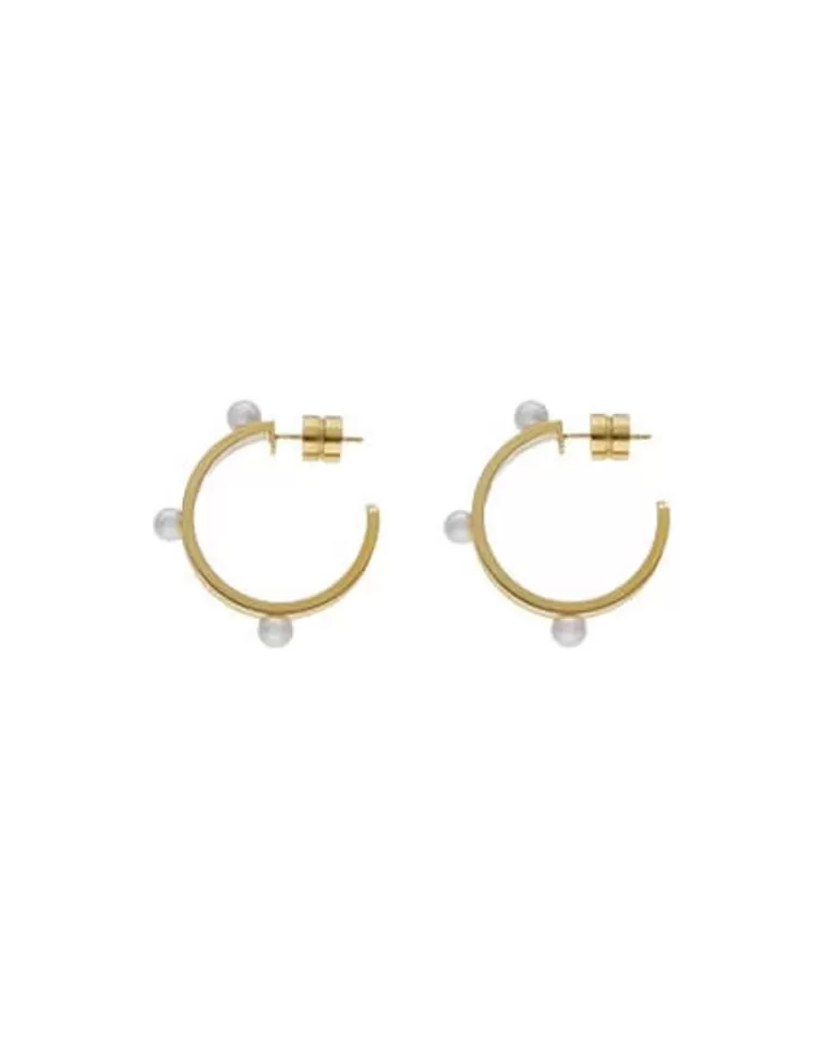 Pendientes De Aro Con Perlas | Majorica Pendientes Bejart