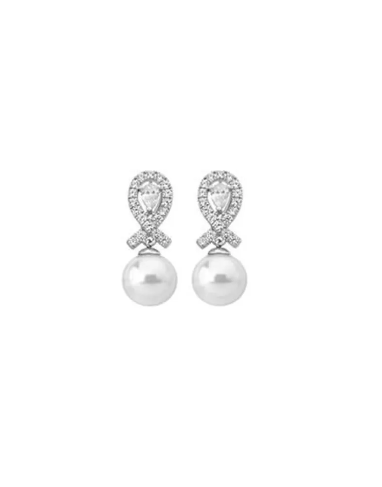 Pendientes Novia | Majorica Pendientes Exquisite Pave