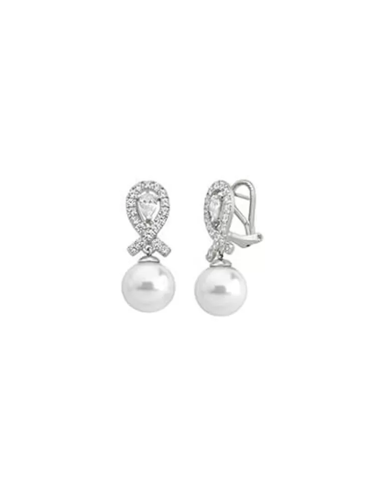 Pendientes Novia | Majorica Pendientes Exquisite Pave