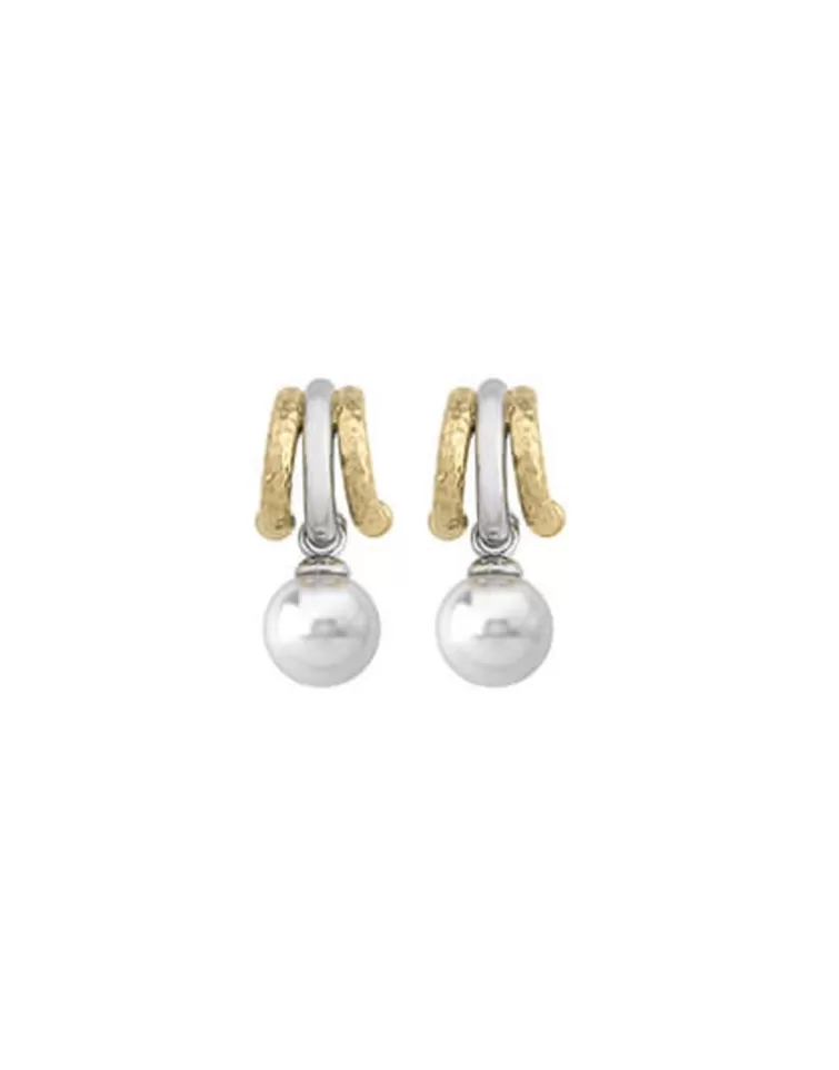 Pendientes De Aro Con Perlas | Majorica Pendientes Formentera