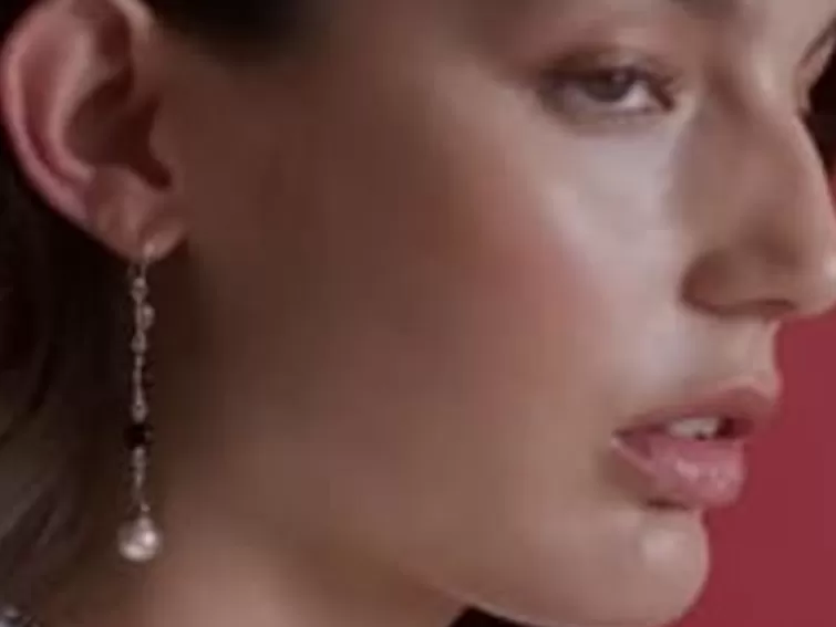 Pendientes De Perlas Largos | Majorica Pendientes Largos Algaida En Plata Negros Con Gancho