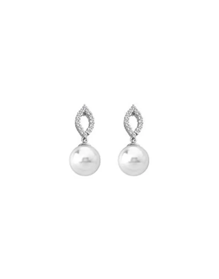 Pendientes De Perlas Largos | Majorica Pendientes Luna