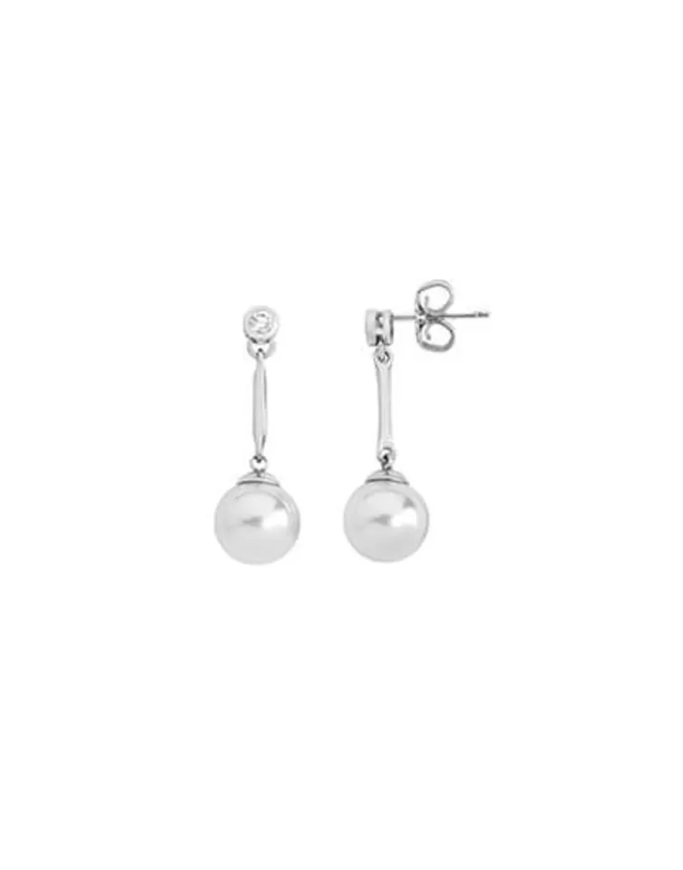 Pendientes De Perlas Largos | Majorica Pendientes Meissa
