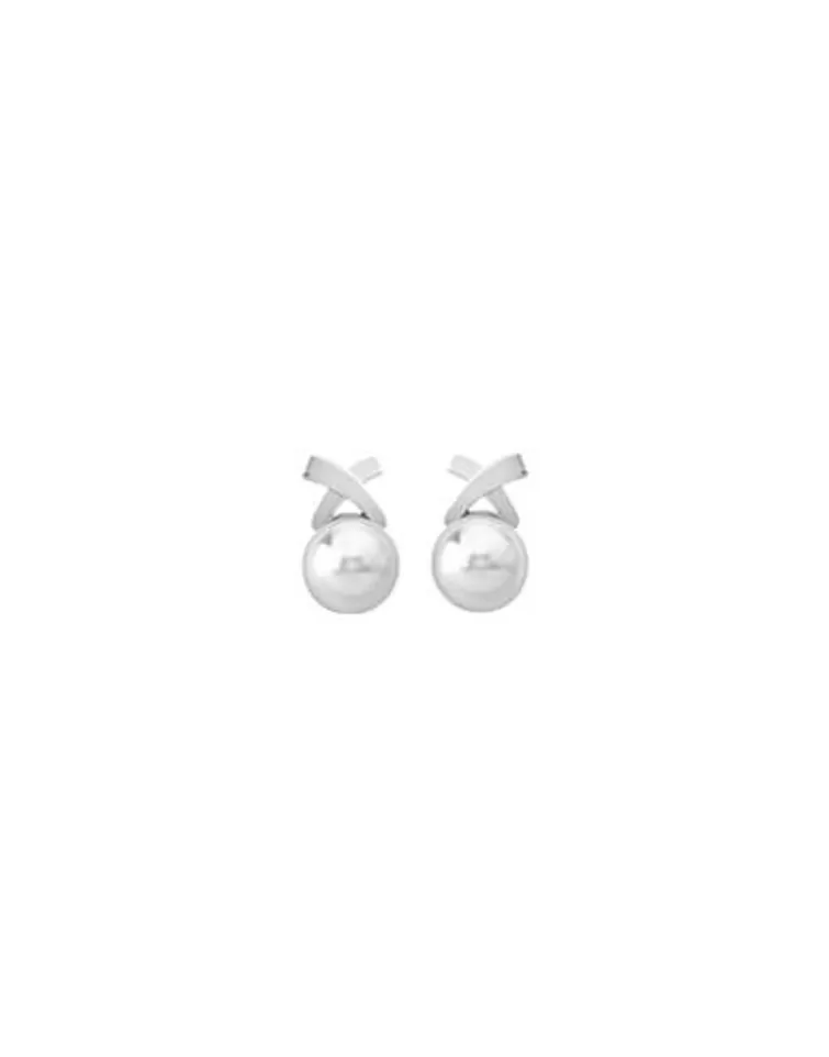 Pendientes Cortos | Majorica Pendientes Plata Vega