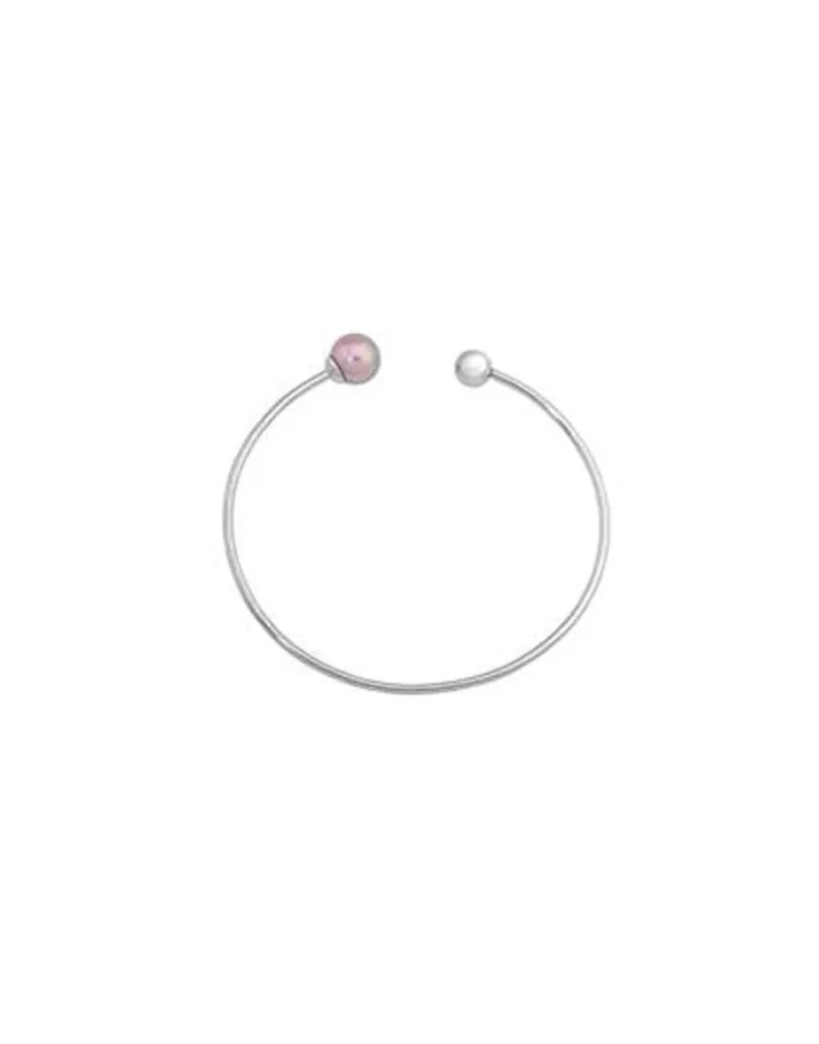 Brazaletes Rígidos | Majorica Pulsera Aura Pequena Perla Nuage