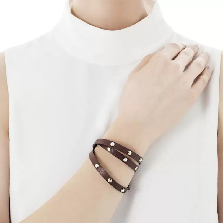 Pulseras Doradas | Majorica Pulsera Duato Marron