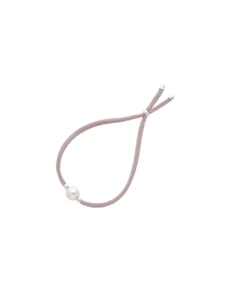 Pulseras Elásticas | Majorica Pulsera Elastica Ajustable Sifnos Rosa Con Perla