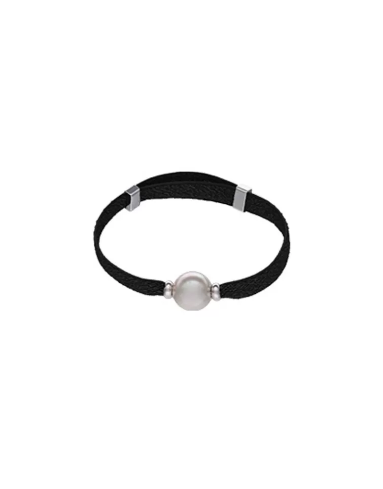 Pulseras Elásticas | Majorica Pulsera Elastica Circa Negra