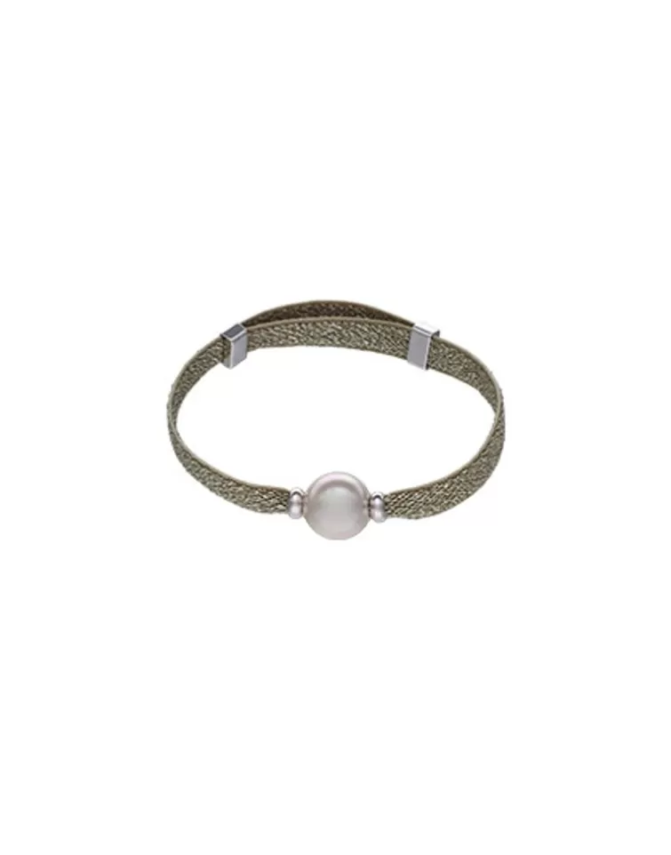 Pulseras Elásticas | Majorica Pulsera Elastica Circa Verde