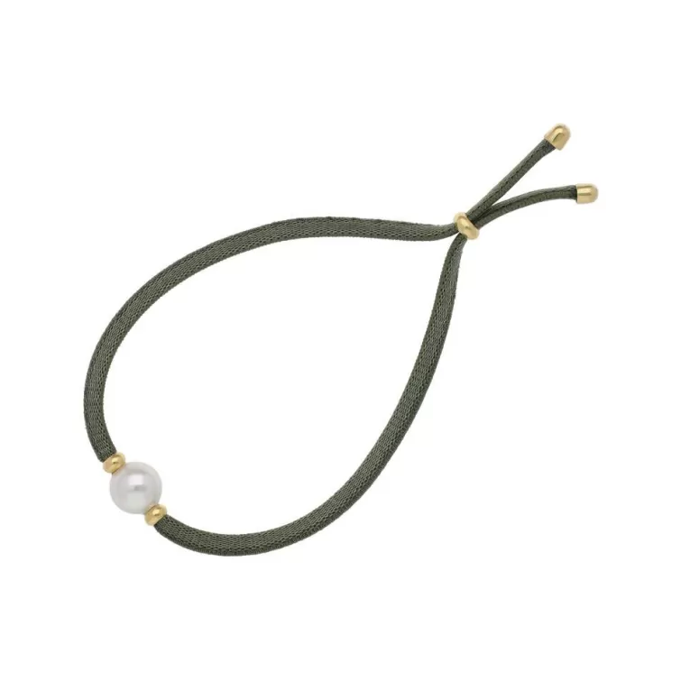 Pulseras Elásticas | Majorica Pulsera Elastica Unisex Ajustable Sifnos Verde Olivo