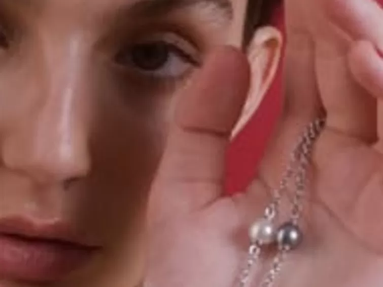 Pulseras Encadenadas | Majorica Pulsera Encadenada Nuada En Acero Con Perla Blanca