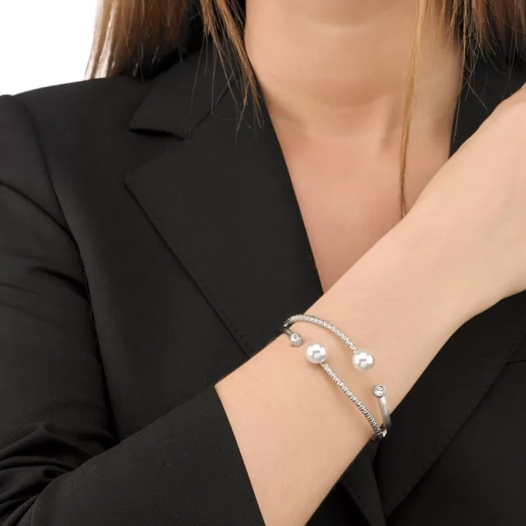Pulseras Para Novias | Majorica Pulsera Planet Perlas Blancas