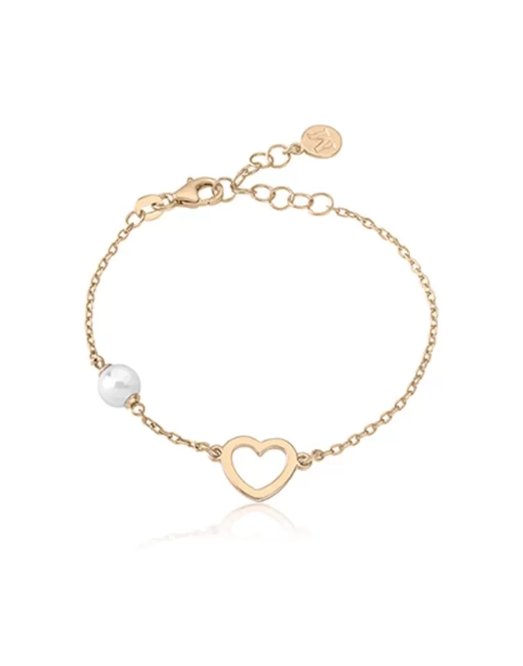 Pulseras Encadenadas | Majorica Pulsera Pure Love Dorada