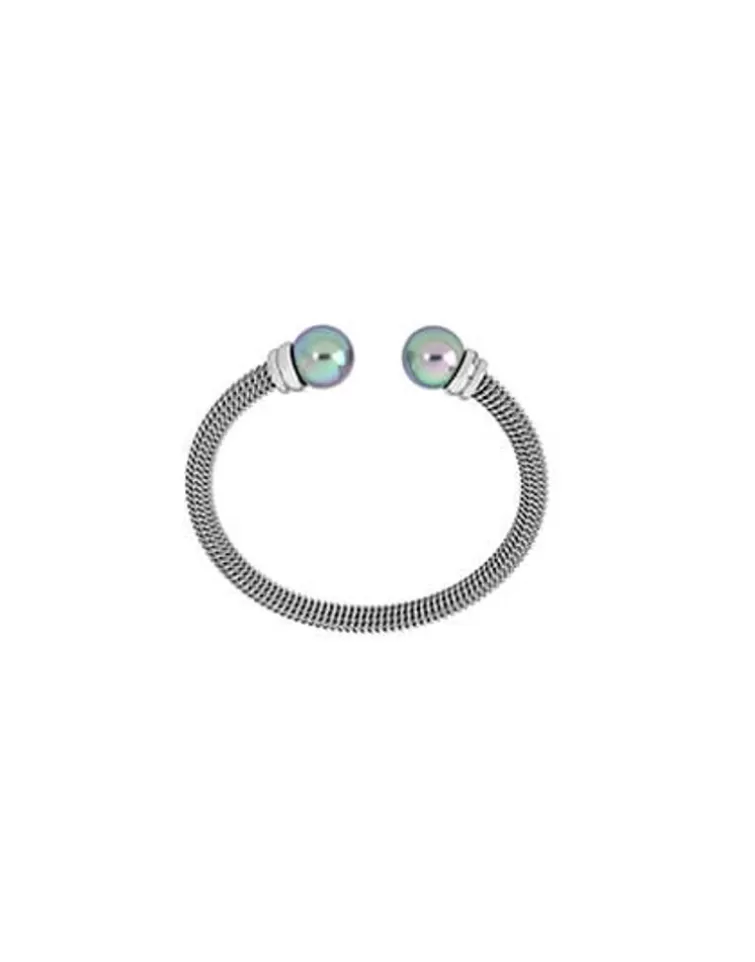 Brazaletes Rígidos | Majorica Pulsera Tender Perla Gris