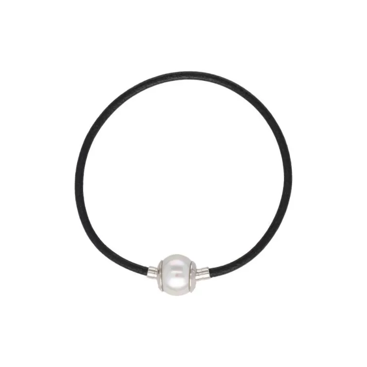 Pulseras De Cuero | Majorica Pulsera Zindis Cuero 16Cm