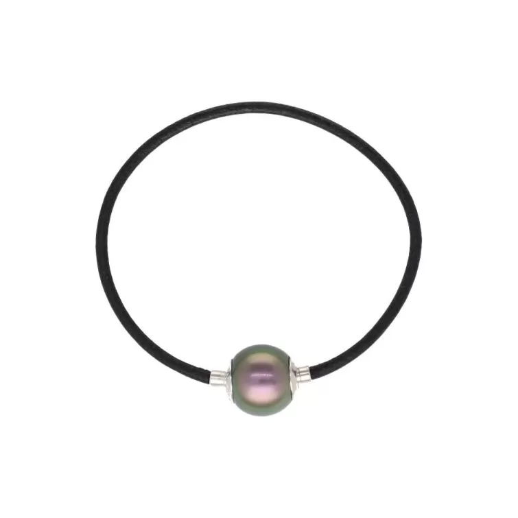 Pulseras De Cuero | Majorica Pulsera Zindis Cuero 17,5Cm