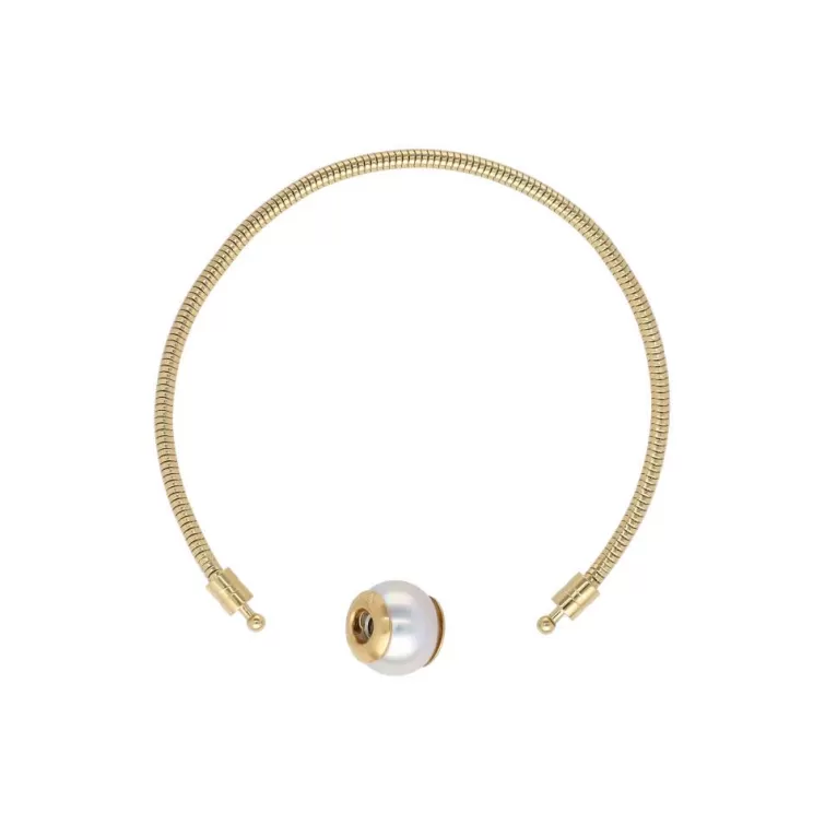 Pulseras Encadenadas | Majorica Pulsera Zindis Dorada 16Cm